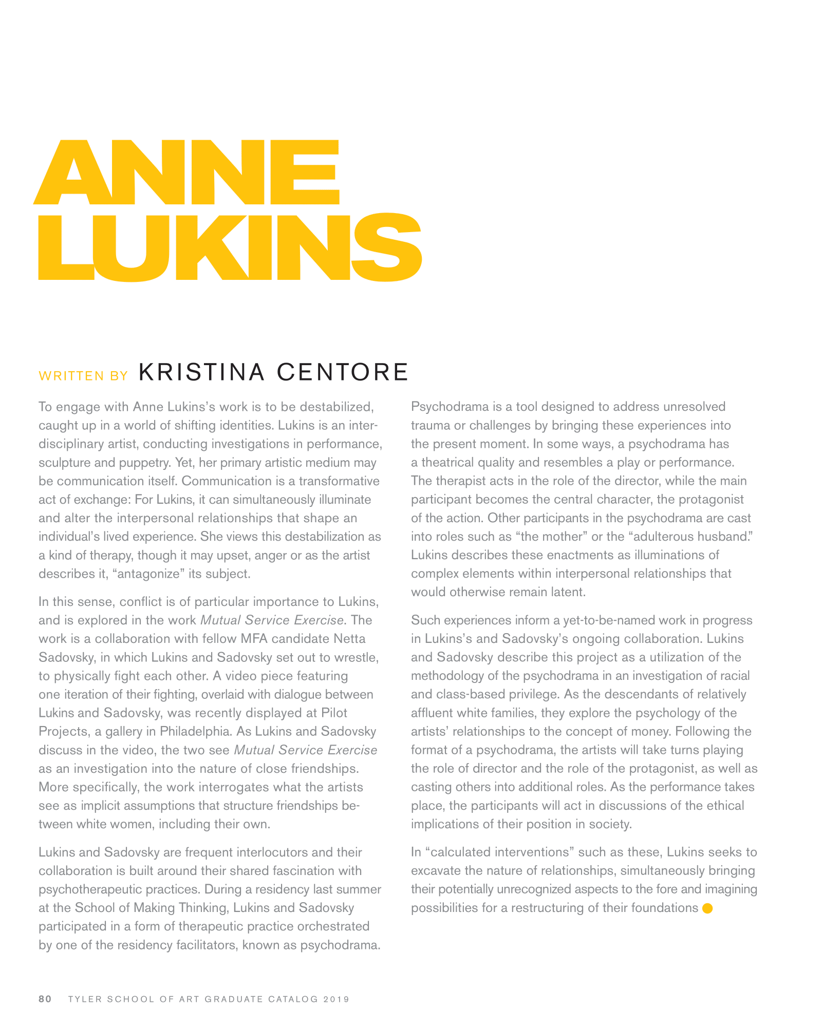 Page 1 of 'Anne Lukins'