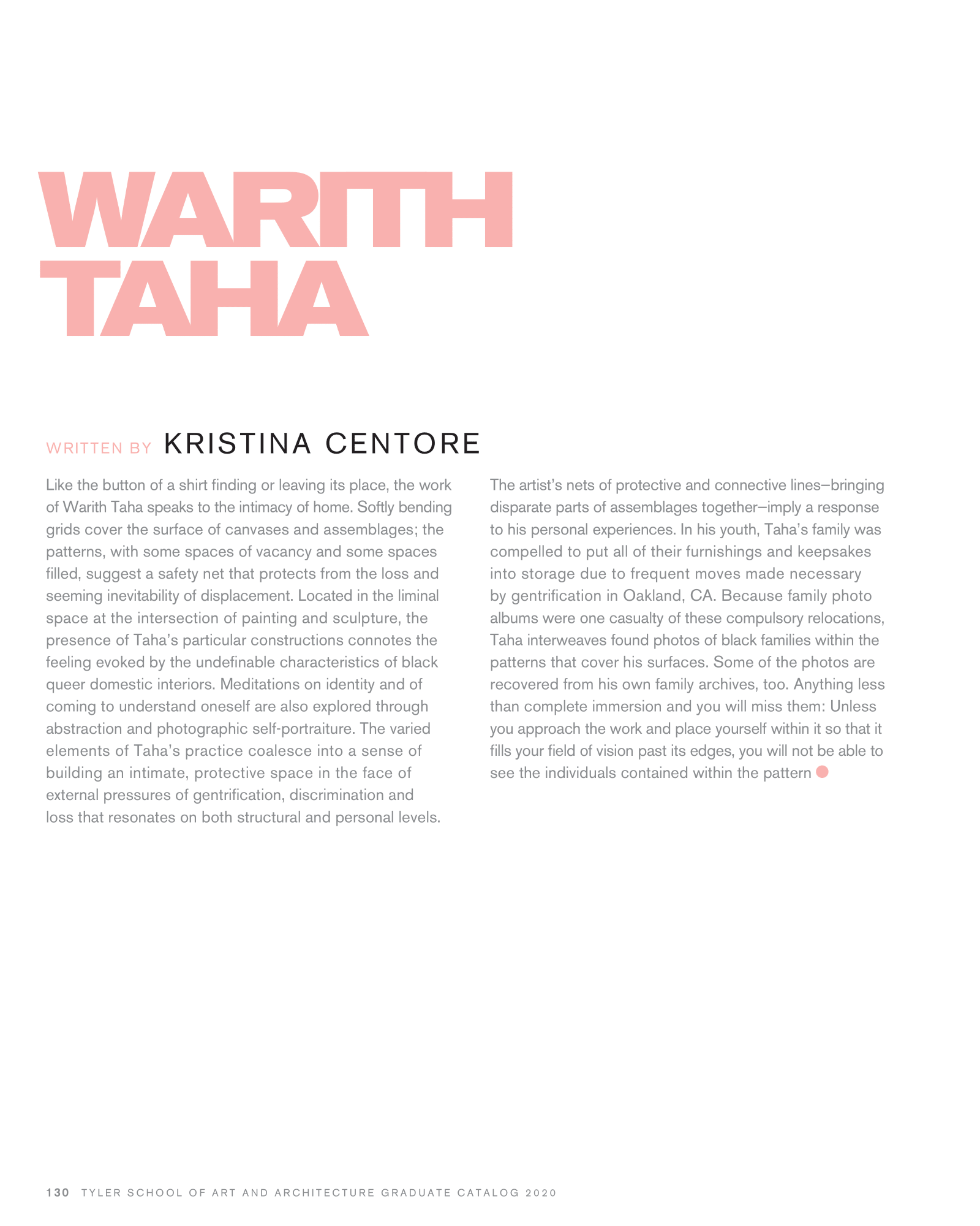 Page 1 of 'Warith Taha'